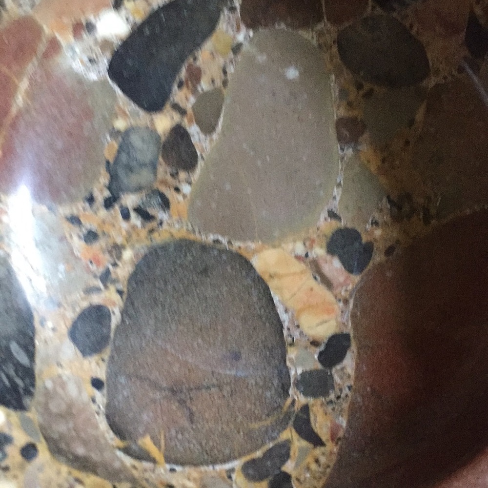 Marble stone rock ashtray - Picture 2 of 8